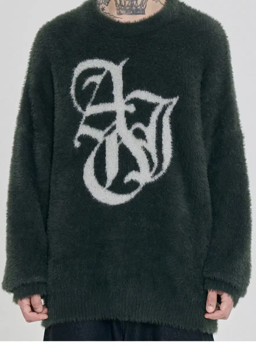 Sporty Logo Sweater [CHARCOAL]